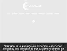 Tablet Screenshot of cavsat.net
